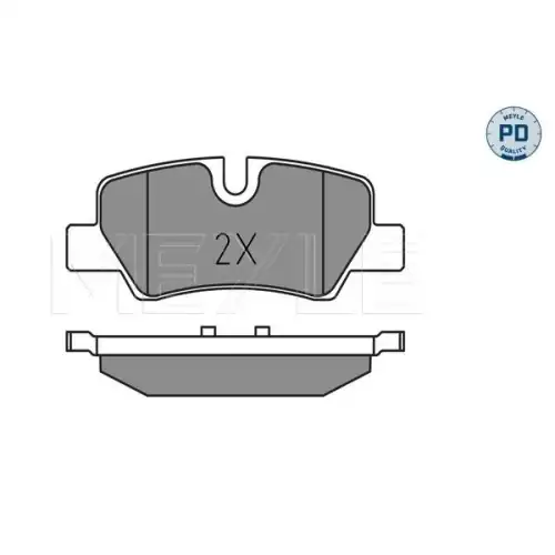MEYLE Arka Fren Balatası 0252598016PD