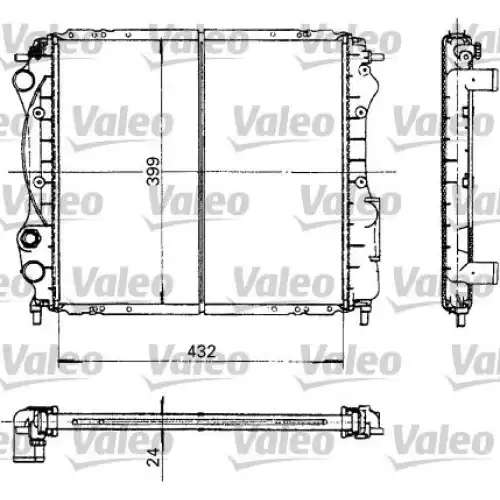 VALEO Motor Su Radyatörü Klimalı Manuel 730181