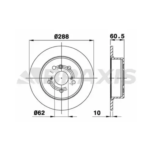 BRAXIS Arka Fren Diski AE0648