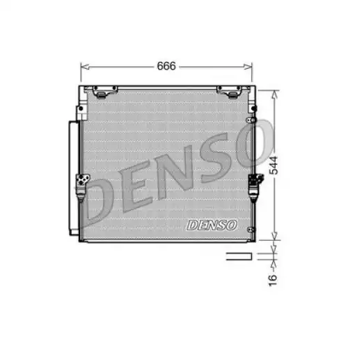 DENSO Klima Radyatörü Kondenser DCN50036