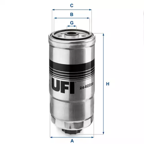 UFI Mazot Filtre 24.408.00