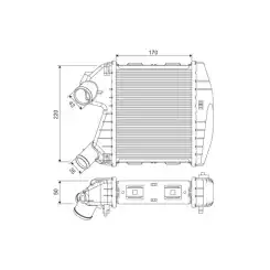 VALEO Turbo İntercool radyatörü 818730