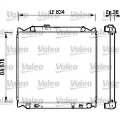 VALEO Motor Su Radyatörü 734206