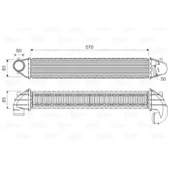 VALEO Turbo İntercool radyatörü 817936