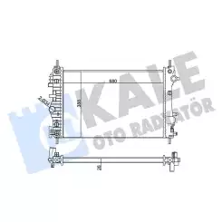 KALE Motor Su Radyatörü 352300