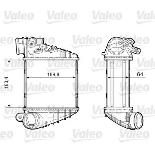 VALEO Turbo İntercooler Radyatörü 817457