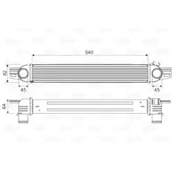 VALEO Turbo Radyatörü İntercooler 818545