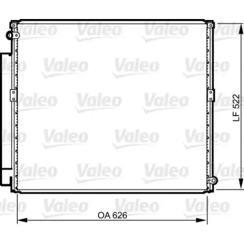 VALEO Klima Radyatörü Kondenser 814203