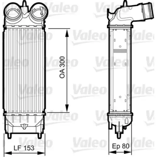 VALEO Turbo Radyatörü İntercooler 818244