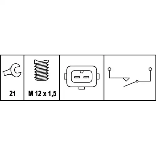 HELLA Geri Vites Müşürü 6ZF007673001