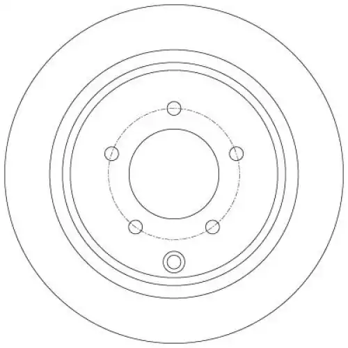 TRW Arka Fren Diski Düz 302.5.mm DF6177