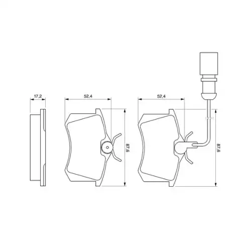 BOSCH Arka Fren Balatası Tk 0986424559