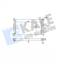 KALE Motor Su Radyatörü Brazing 341920