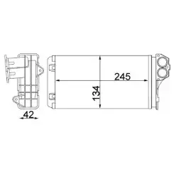 MAHLE Kalorifer Radyatörü AH88000S