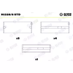 GLYCO Ana Yatak 8-Std H1328/5 STD