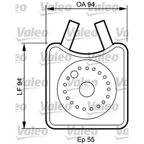 VALEO Yağ Soğutucu 817943