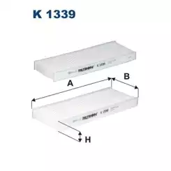 FILTRON Polen Filtre K1339-2X