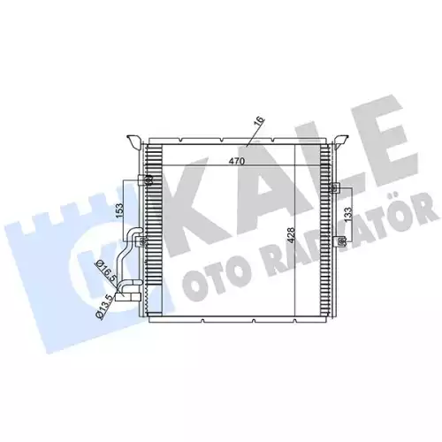 KALE Klima Radyatörü Kondanser 385100