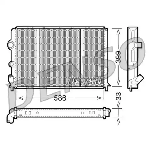 DENSO Radyatör Su Klimalı Mekanik DRM23050