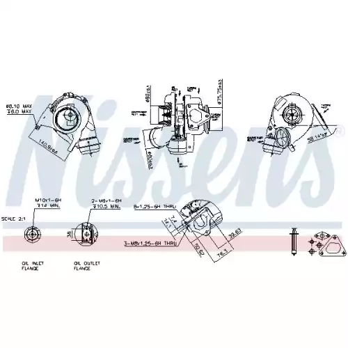 NISSENS Turbo Kompresör 93051