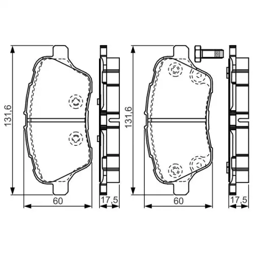 BOSCH Ön Fren Balatası Tk 0986TB3199