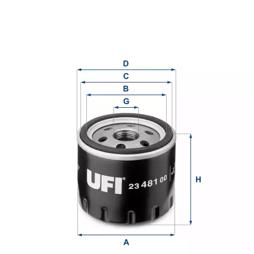 UFI Yağ Filtre 23.481.00