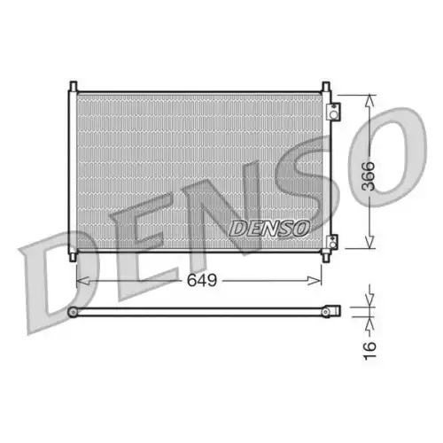 DENSO Klima Radyatörü Condenser DCN40006