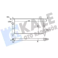 KALE Motor Su Radyatörü 351235