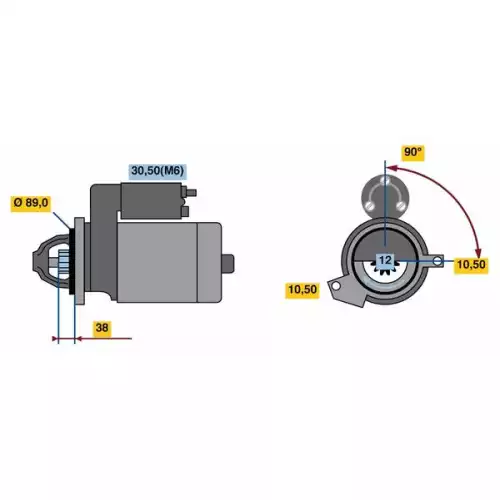 BOSCH Marş Motoru 0001139023