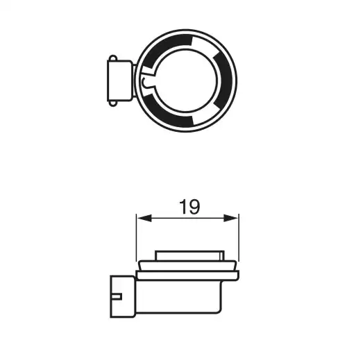 BOSCH Ampül 12V H11 Pgj192 Pure Light 1987301339