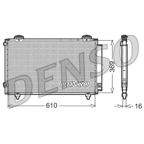 DENSO Klima Radyatörü Kondenser DCN50008