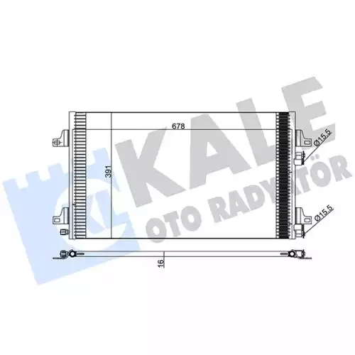KALE Klima Radyatörü Kondanser 382600