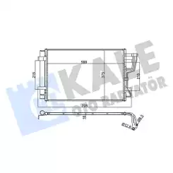 KALE Klima Radyatörü Kondanser 379200