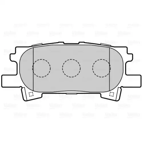 VALEO Arka Fren Balatası Tk 670561