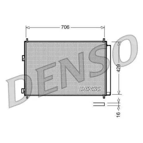 DENSO Klima Radyatörü Kondenser DCN50030