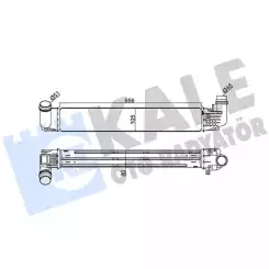 KALE Turbo Radyatörü Intercooler 345090