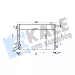 KALE Klima Radyatörü Kondanser 343285