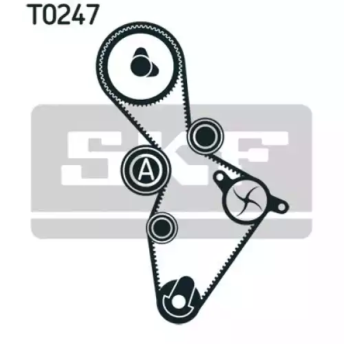 SKF Eksantrik Triger Kayış Seti VKMA01222