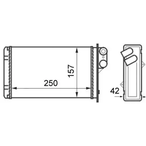 MAHLE Kalorifer Radyatörü AH42000S