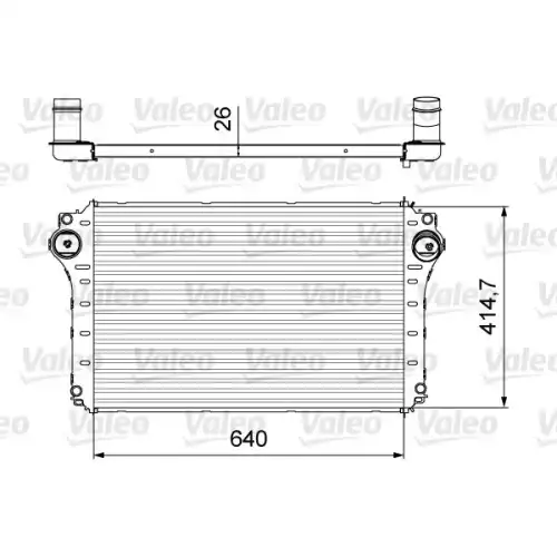 VALEO Turbo İntercool radyatörü 818568