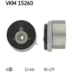 SKF Eksantrik Triger Kayış Seti+Su Pompası VKMC05260-1