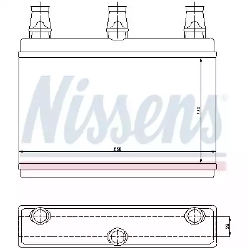 NISSENS Kalorifer Radyatörü 70522