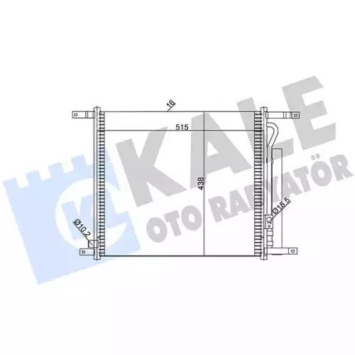 KALE Klima Radyatörü Kondanser 385200