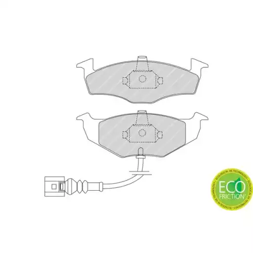 FERODO Ön Fren Balatası Tk Kablolu FDB1634