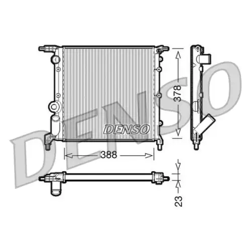 DENSO Su Radyatörü Klimasız Mekanik DRM23006
