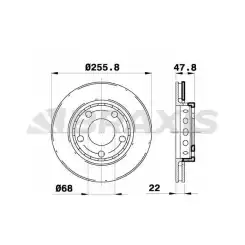 BRAXIS Arka Fren Diski AE0622