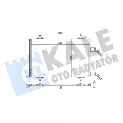KALE Klima Radyatörü Kondanser 345665