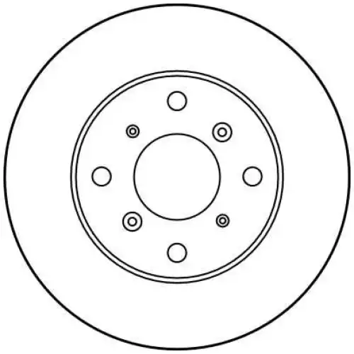 TRW Ön Fren Diski Havalı 260.4mm Takım DF3109