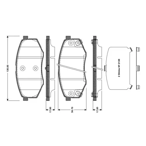 BOSCH Ön Fren Balatası Tk 0986TB3113