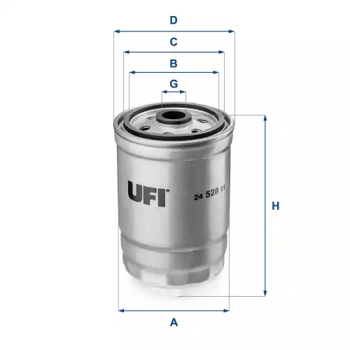 UFI Yakıt Filtre 24.528.01